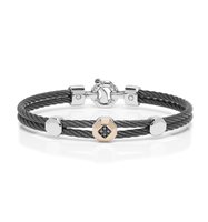 Bracciale Baraka Uomo in Acciaio Diamante BR332131RODN200008